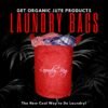 Laundry Bag Jute Red - Image 2